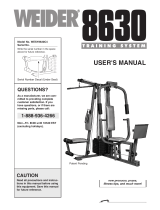 Weider WESY8630C User manual