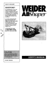 Weider DRMC2006 User manual