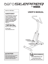 Weider AEROSTEPPER WEST2002 User manual