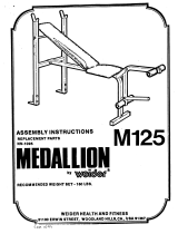 Weider M125 User manual