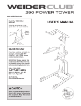 Weider WEBE1998 User manual