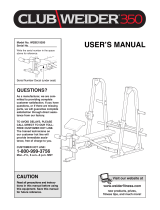 Club Weider WEBE19200 User manual