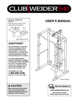 Weider WEBE19710 User manual