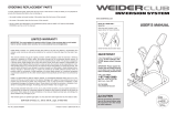 Weider CLUB (No. WEBE1996.1) Owner's manual