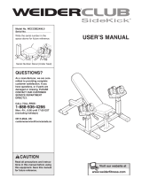 Weider WECCBE2496 User manual