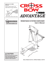 Weider CROSSBAR ADVANTAGE 15396 HSN User manual