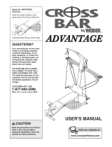 Weider CROSSBAR LEGEND WESY5993 User manual