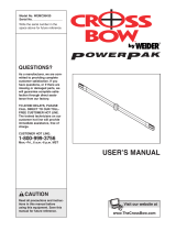 Weider WEMC0943 User manual