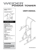 Weider WEBE99712 User manual