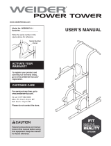 Weider WEBE99712 User manual