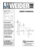 Weider 144 (No. WEBE06691) User manual