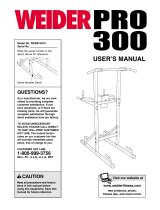Weider WEBE1301 User manual