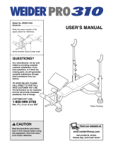 Weider WEBE1442 User manual