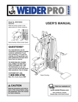 Weider WESY3952 User manual