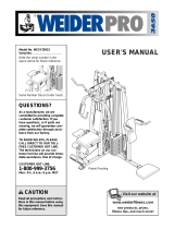 Weider WESY3952 User manual