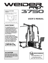 Weider WESY2633 Owner's manual