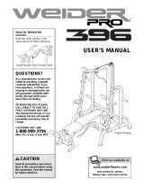 Weider PRO 396 (No. WEBE27331) User manual