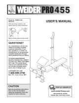 Weider WEBE1310 User manual
