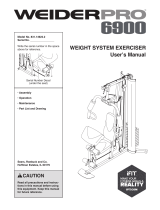 WeiderPro 8700 I User manual