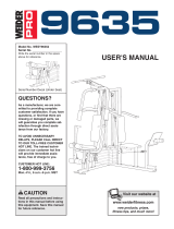 Weider WESY9635 User manual