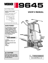 Weider WEEVSY6200 User manual