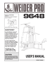 Weider WESY9648 User manual