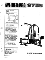 Weider WESY9735 User manual