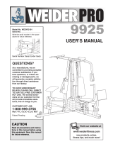 Weider WESY9319 User manual