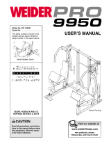 Weider PRO 9950 SYSTEM 15953 User manual