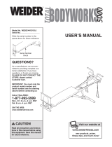 Weider Total Body Works 5000 User manual
