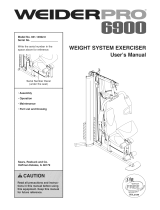 Weider 831.14922.0 User manual