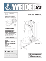 Weider X2 User manual