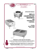 Wells COUNTERTOP WARMERS SMPT User manual