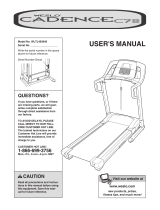 Image 16.0 Q treadmill IMTL4153.1 User manual