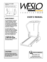 Weslo WCTL29200 User manual