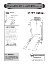 Weslo C22 User manual