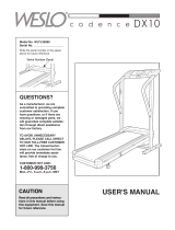 Weslo WLTL54081 User manual