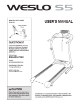 Weslo 14906.0 User manual