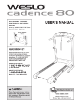 Weslo WLTL29306.0 User manual