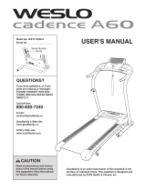 Weslo WATL14906.0 User manual