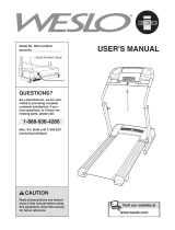 Weslo 330i Treadmill User manual