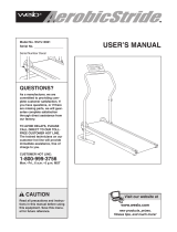 Weslo AerobicStride User manual