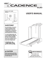 Weslo WLTL56581 User manual