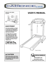 Image 10.0 treadmill IMTL39620 User manual