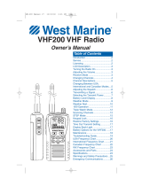 West Marine VHF200 User manual