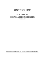 Western Digital 4CH Triplex User manual