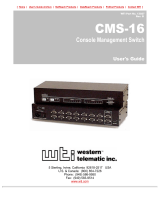 Western Telematic CMS-16 User manual