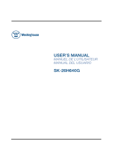 Westinghouse SK-26H640G User guide