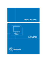 Westinghouse LCM - 19v1 User manual