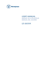 Westinghouse LD-268 Series User manual